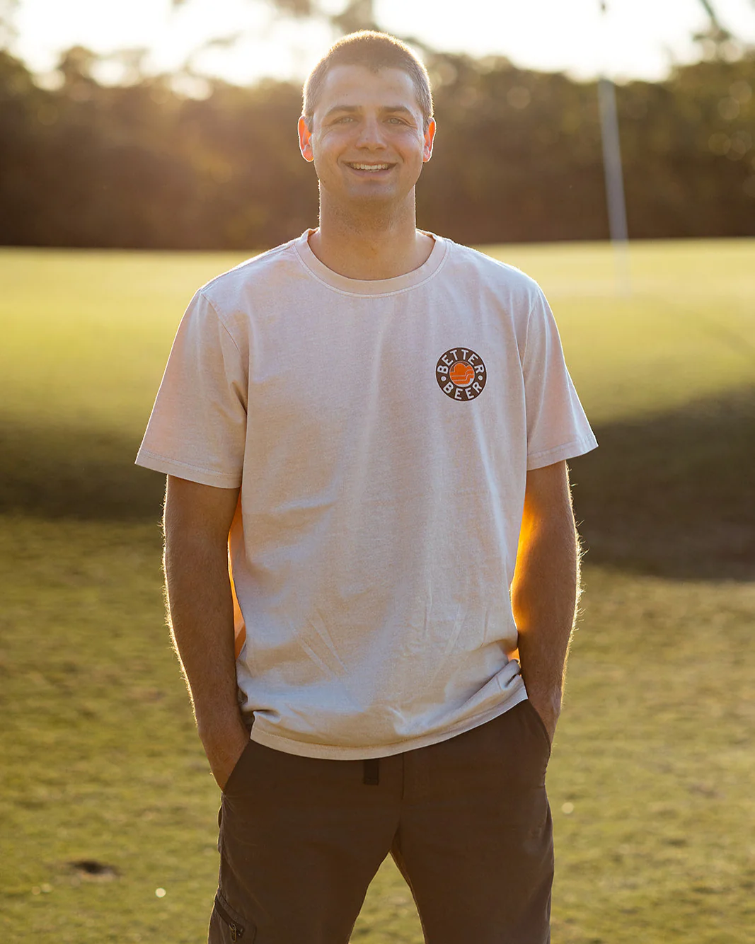 Aloha Sunset Tee - Sand - Image 5