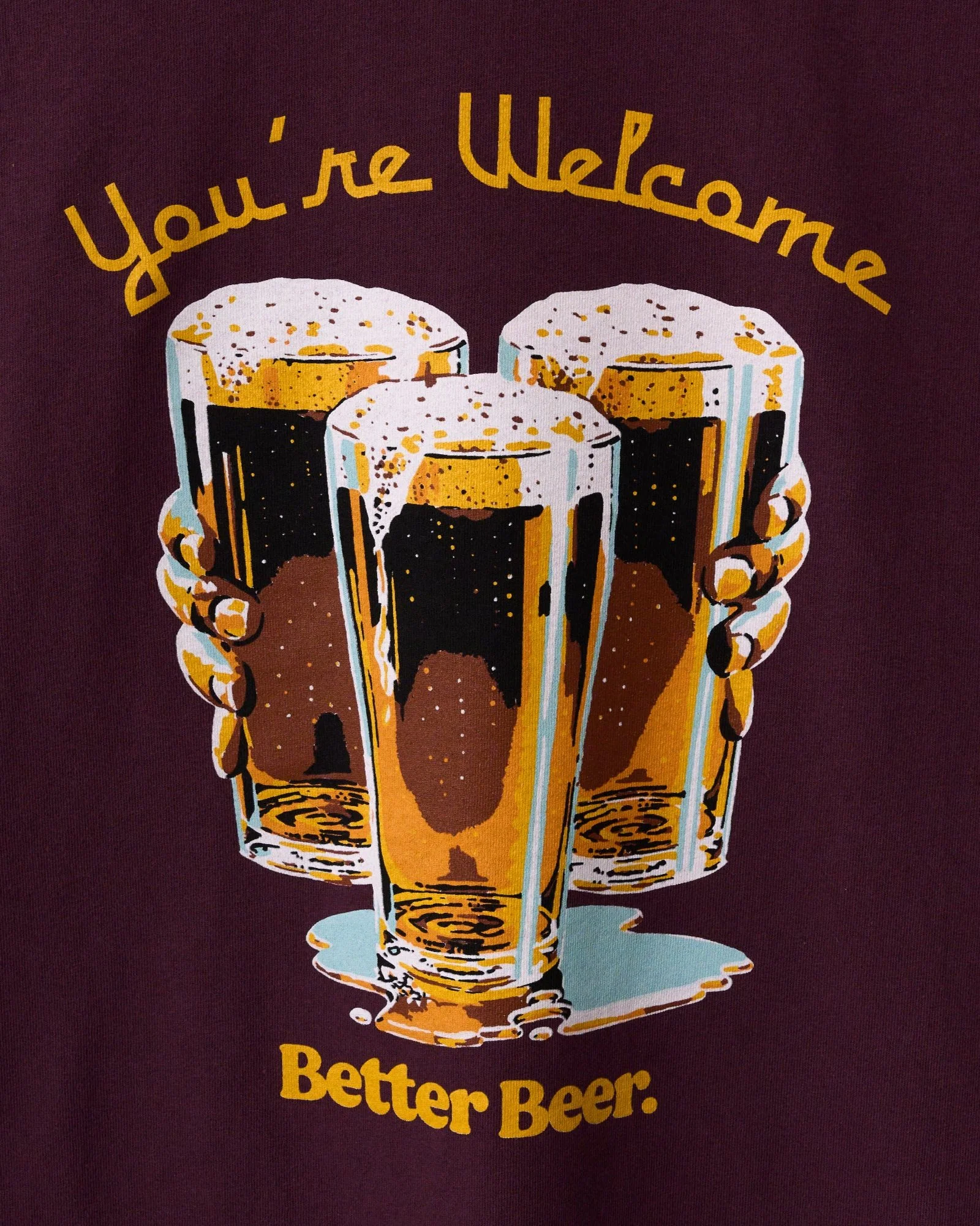 My Round Tee - Maroon - Image 2