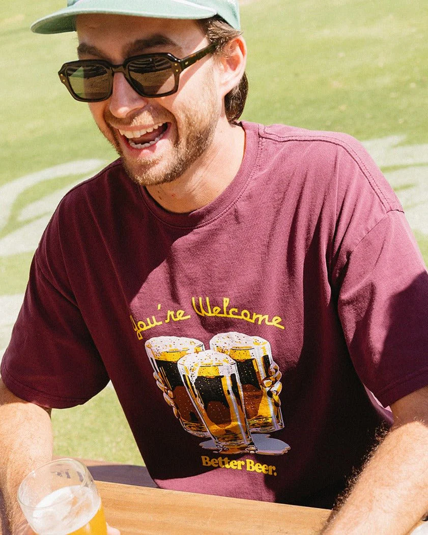 My Round Tee - Maroon - Image 4