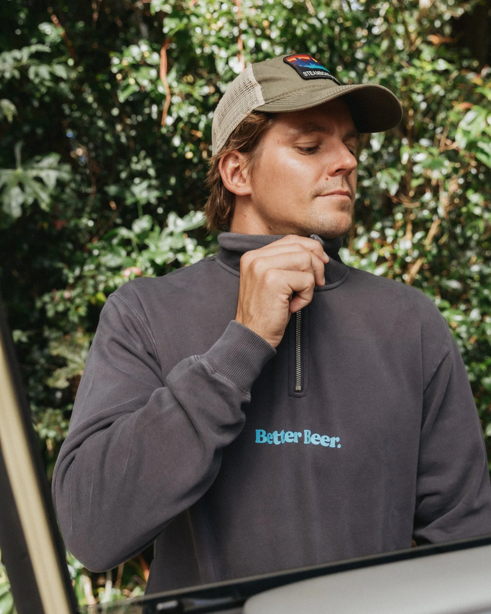 Throwback Quarter Zip - Midnight - Image 6