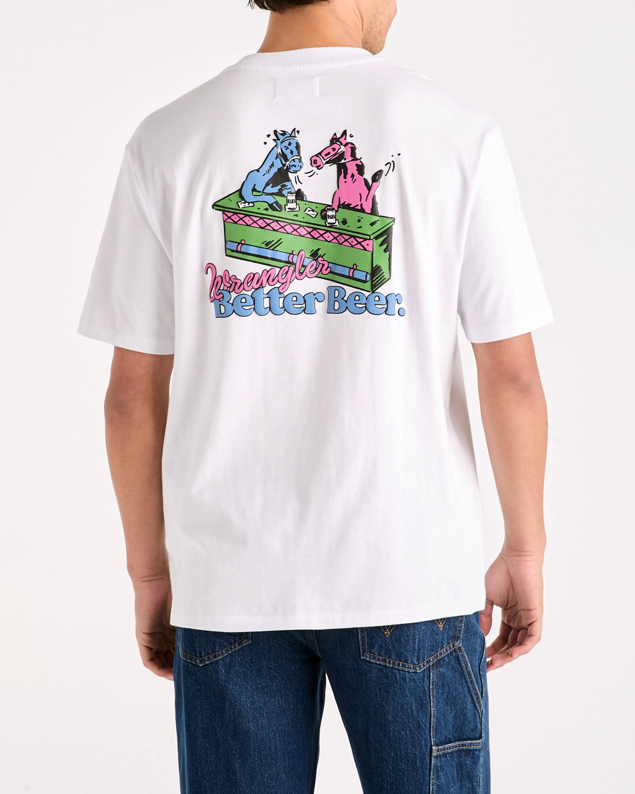 Crazy Eights Slacker Tee - White