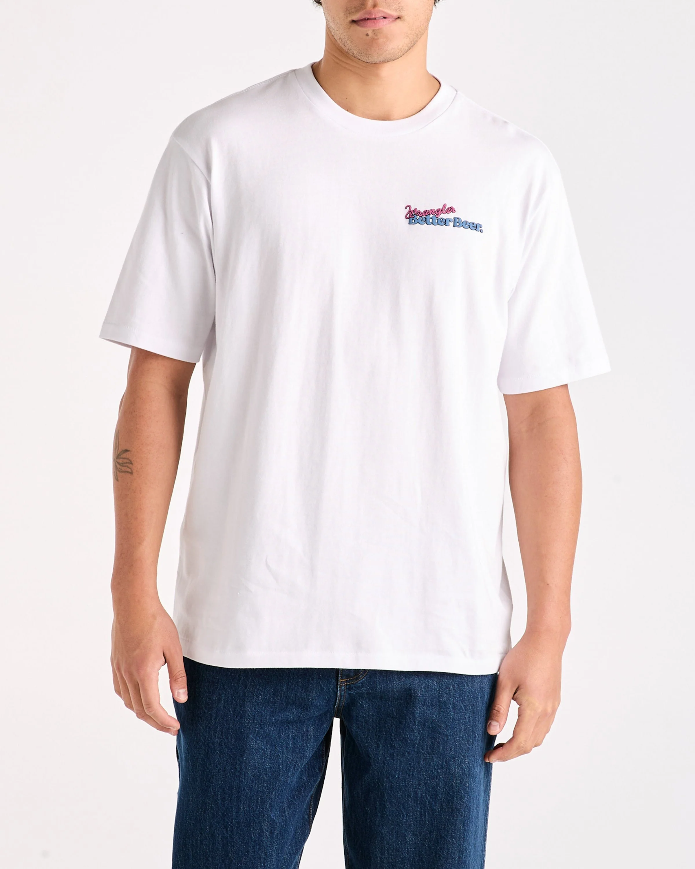 Crazy Eights Slacker Tee - White - Image 3