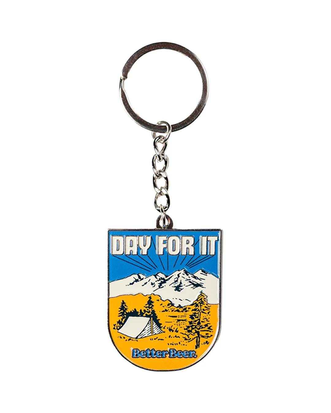 Day For It Campfire Keychain