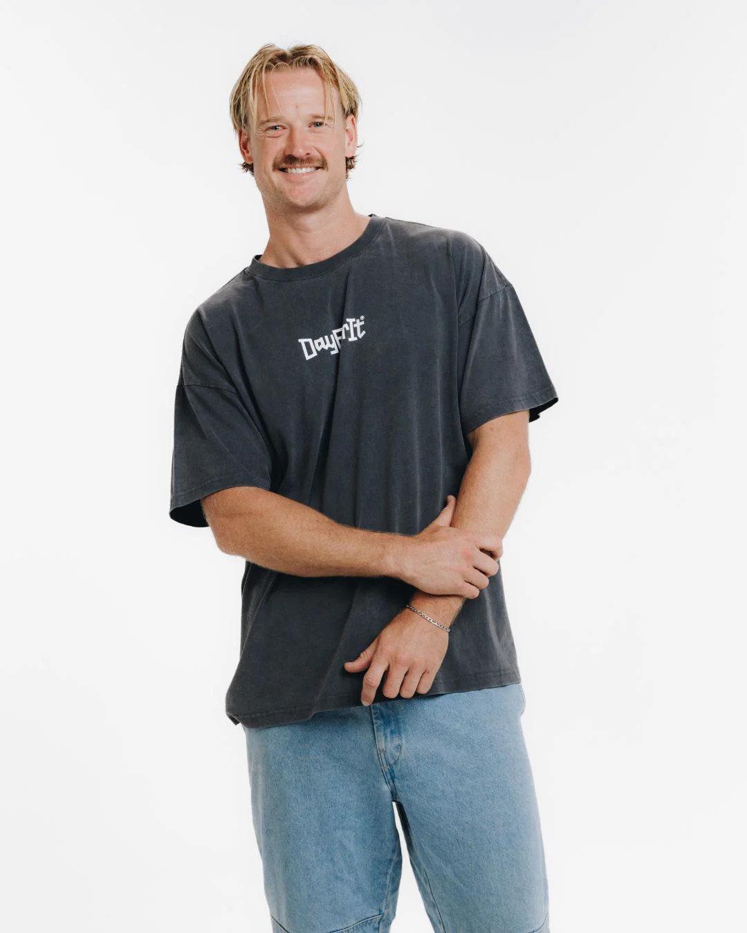 Great Handwriting Tee - Light Acid Black - Image 2