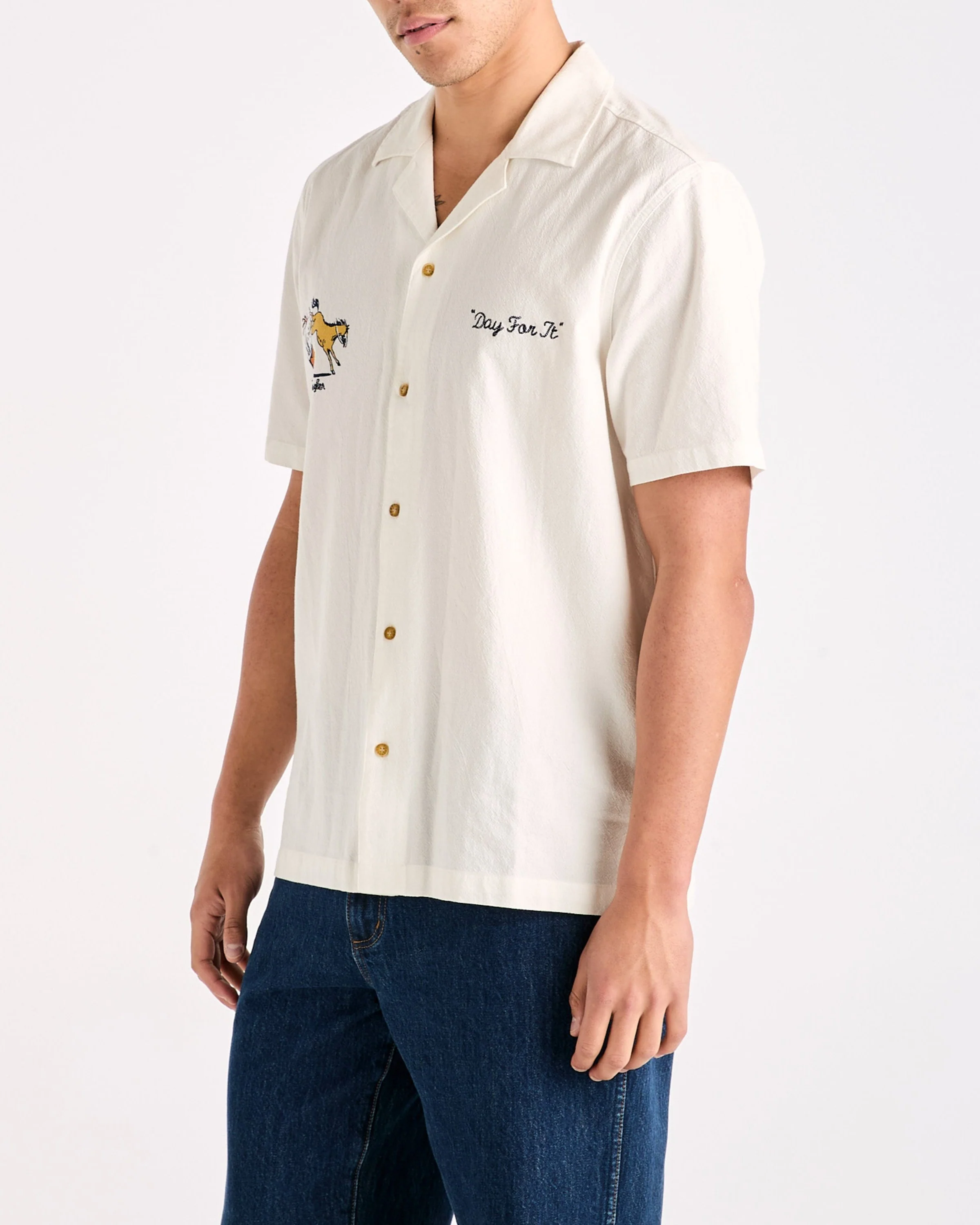 Day For It Shirt - ECRU White - Image 7