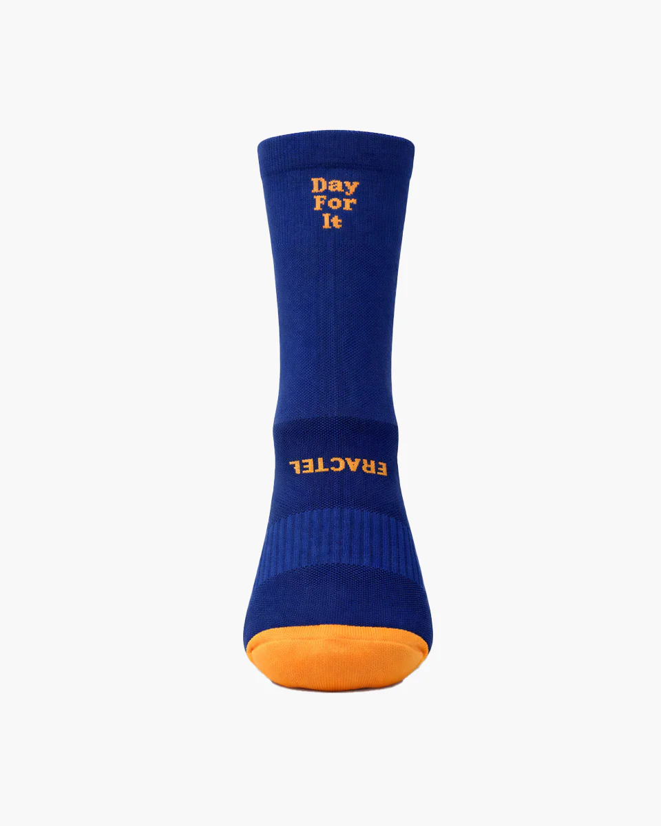 Hill Sprint Socks - Navy/Orange - Image 3