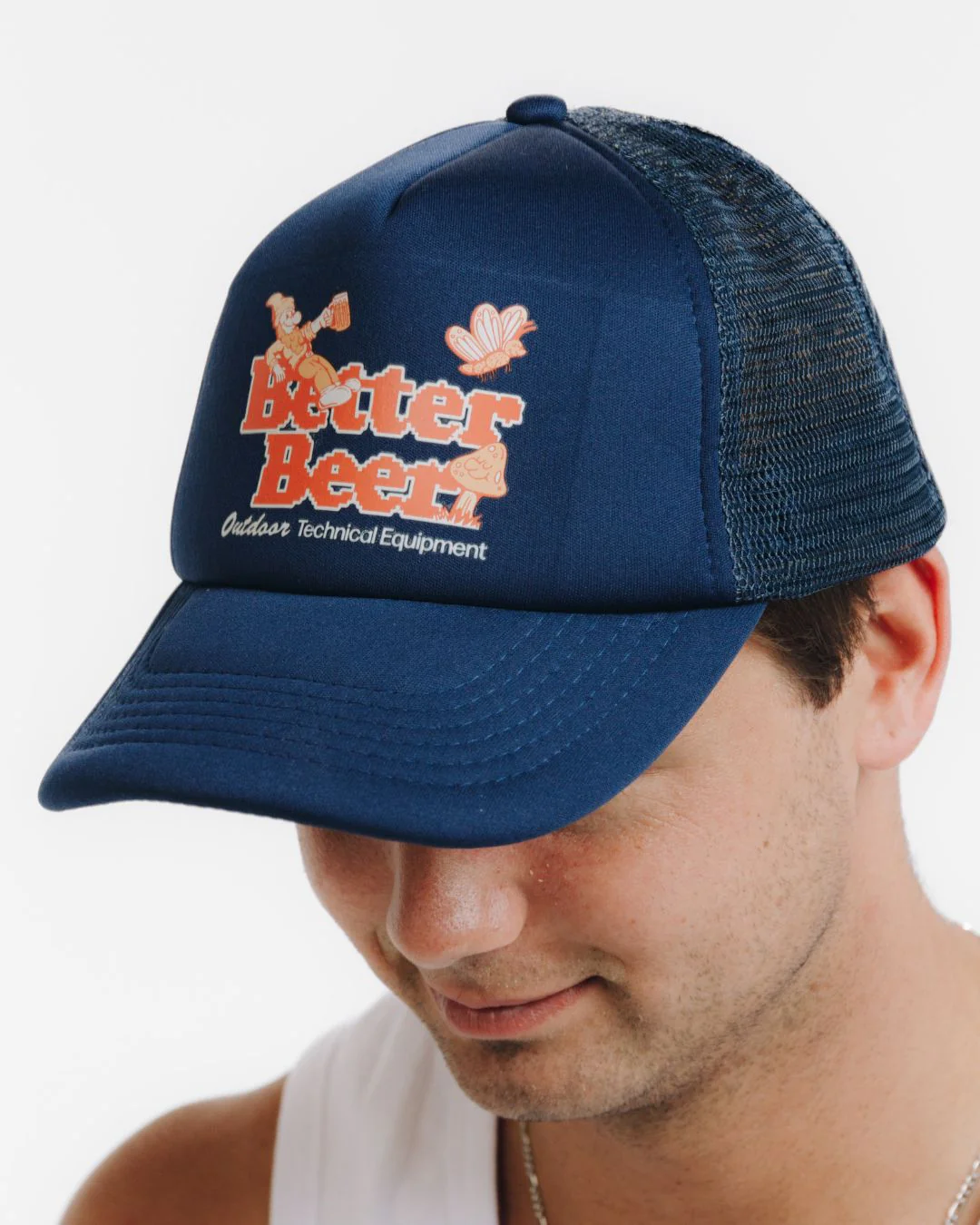 Gnome Trucker Cap - Navy