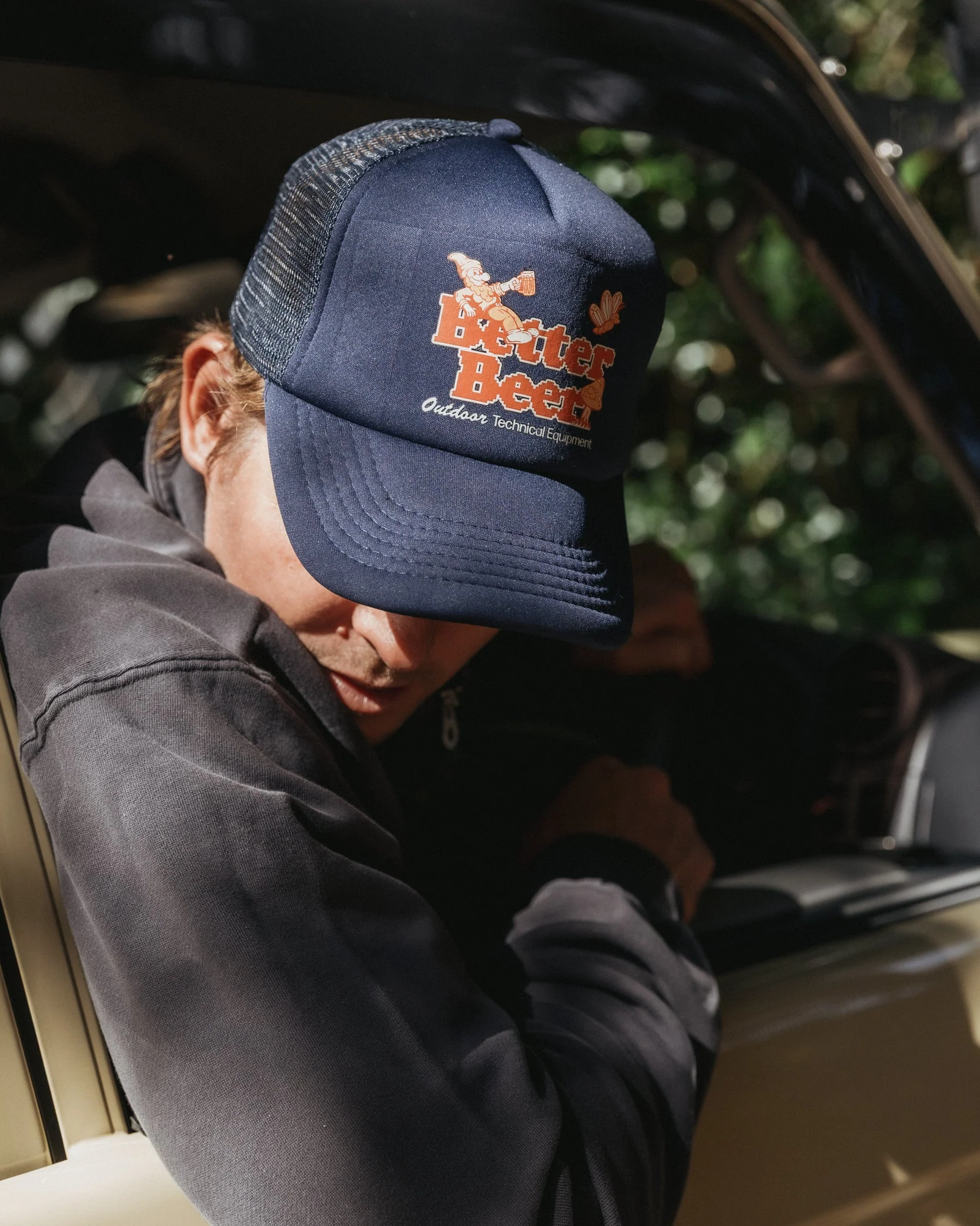 Gnome Trucker Cap - Navy - Image 2