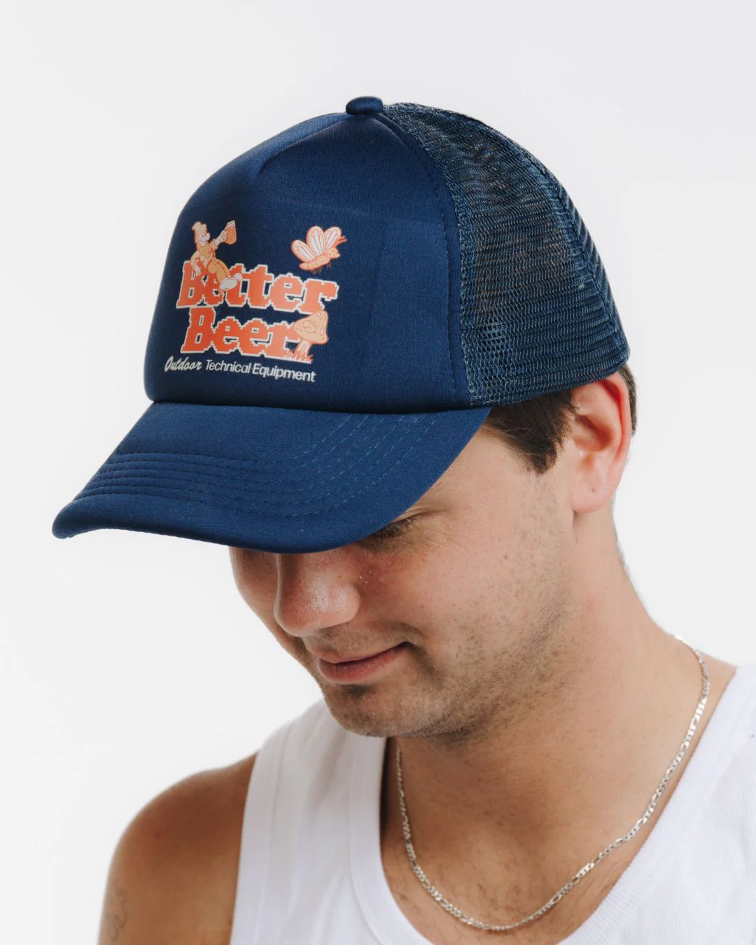 Gnome Trucker Cap - Navy - Image 5