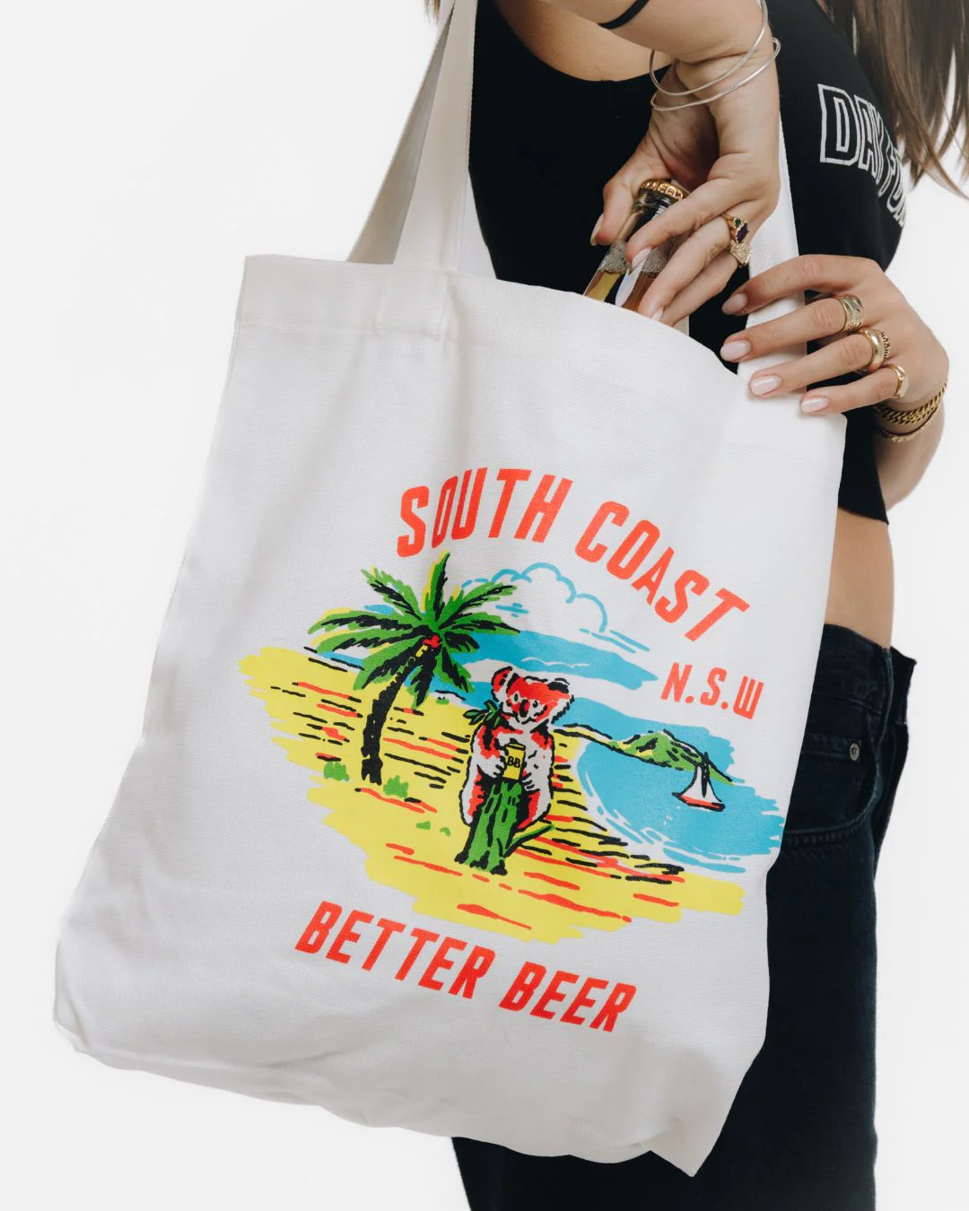 South Coast Tote - Cream