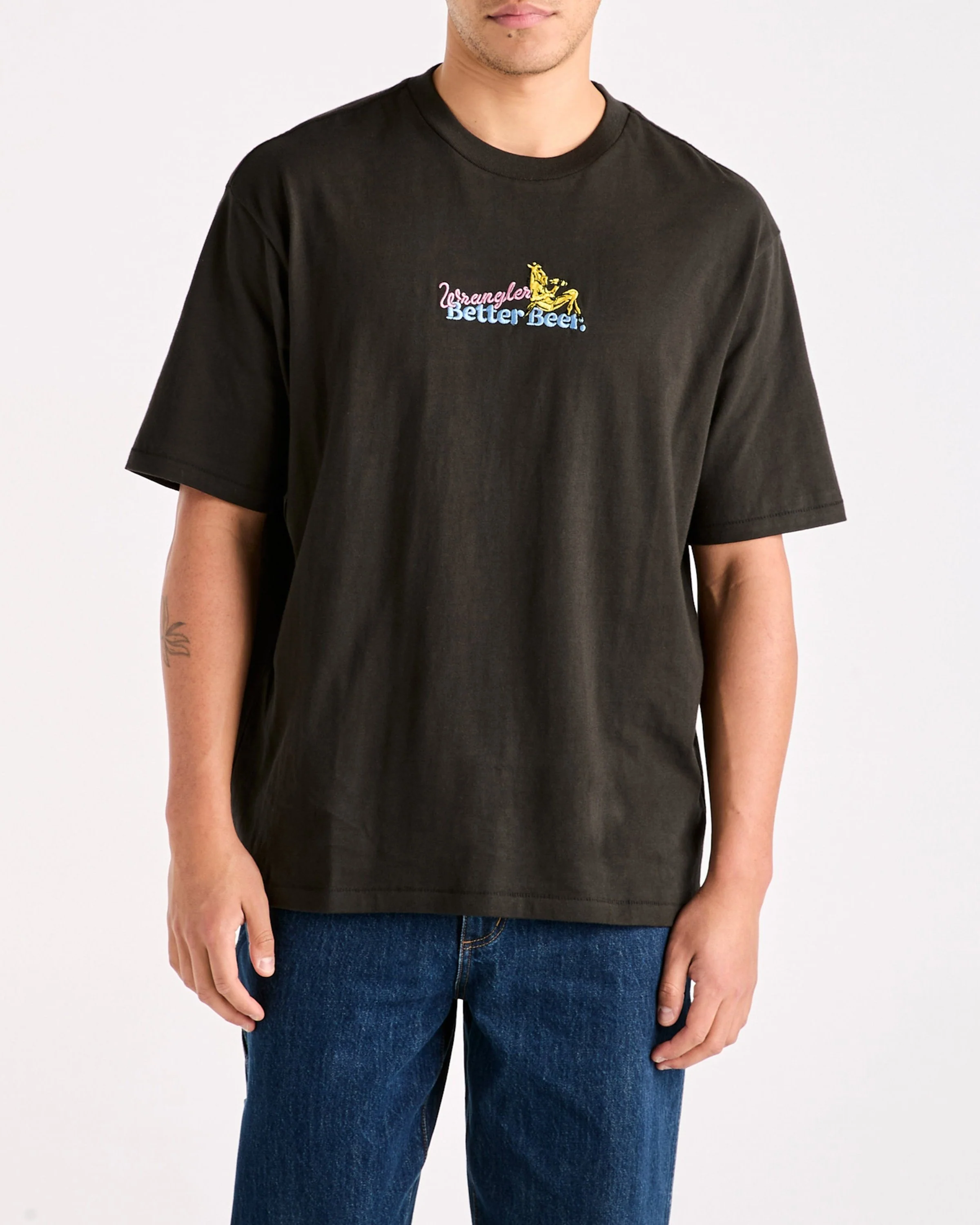 Thirsty Slacker Tee - Worn Black