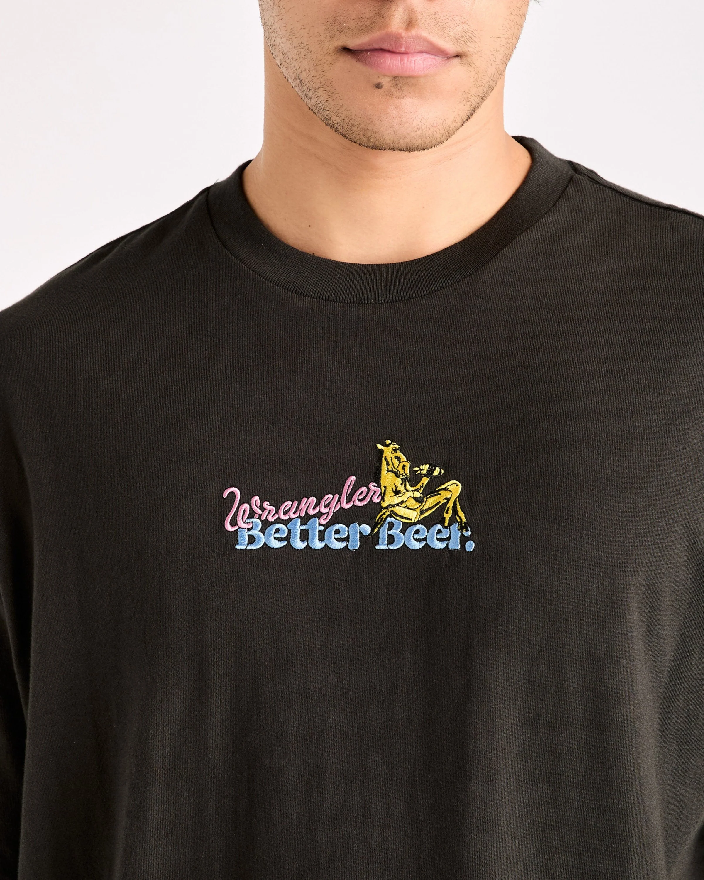 Thirsty Slacker Tee - Worn Black - Image 6