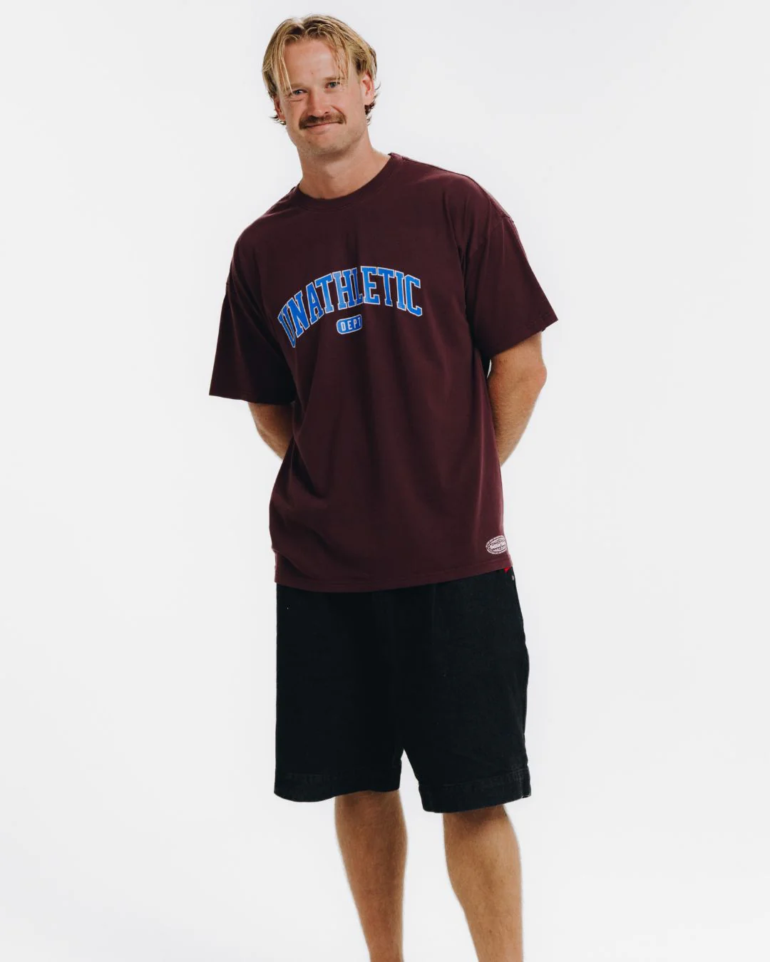 Unathletic Tee - Maroon - Image 6