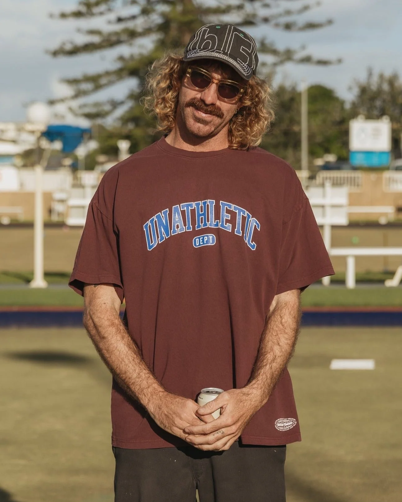Unathletic Tee - Maroon - Image 7