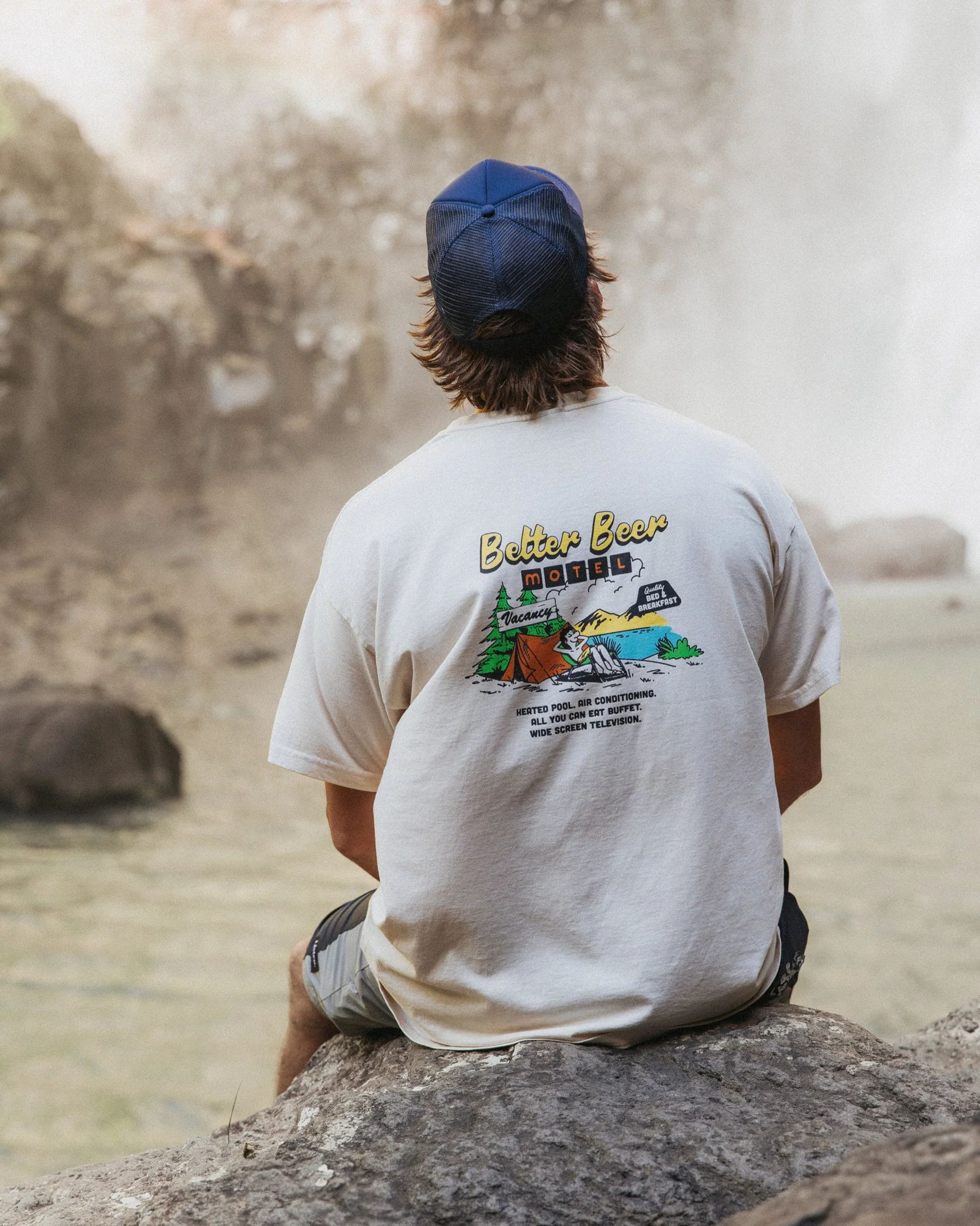 Vacancy Tee - Mylk - Image 5