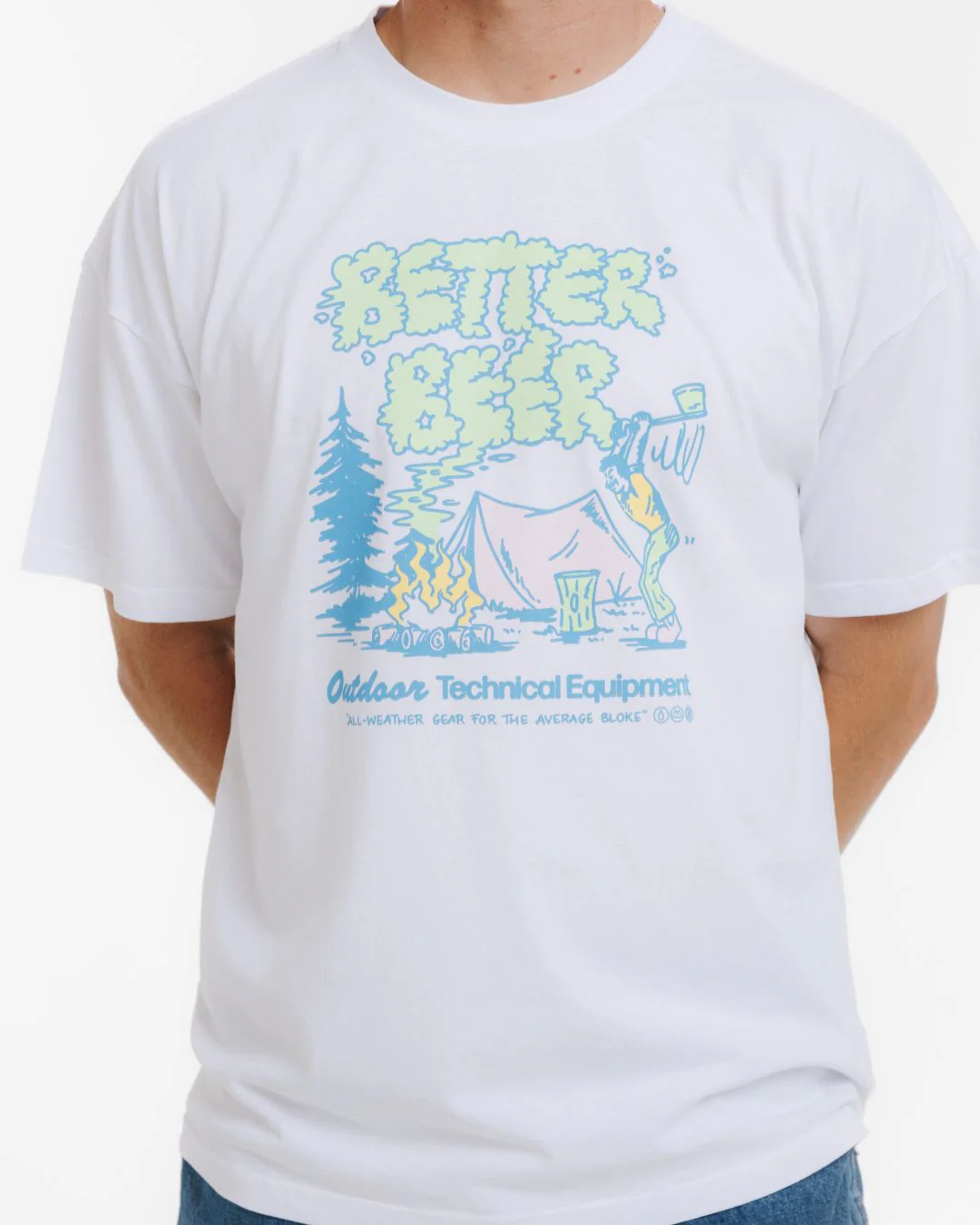 Campfire Tee - White - Image 5