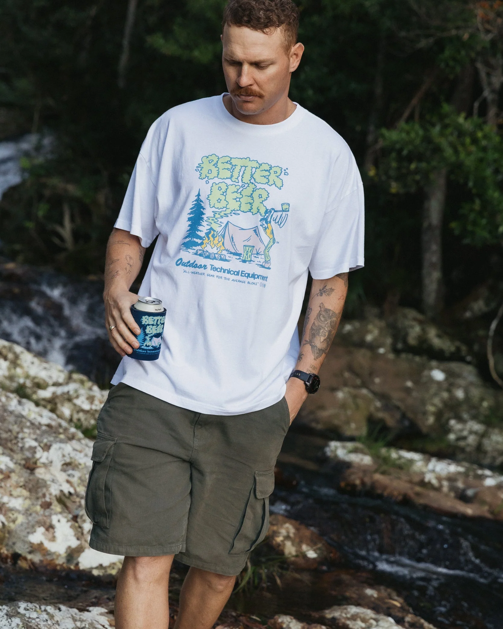 Campfire Tee - White - Image 6