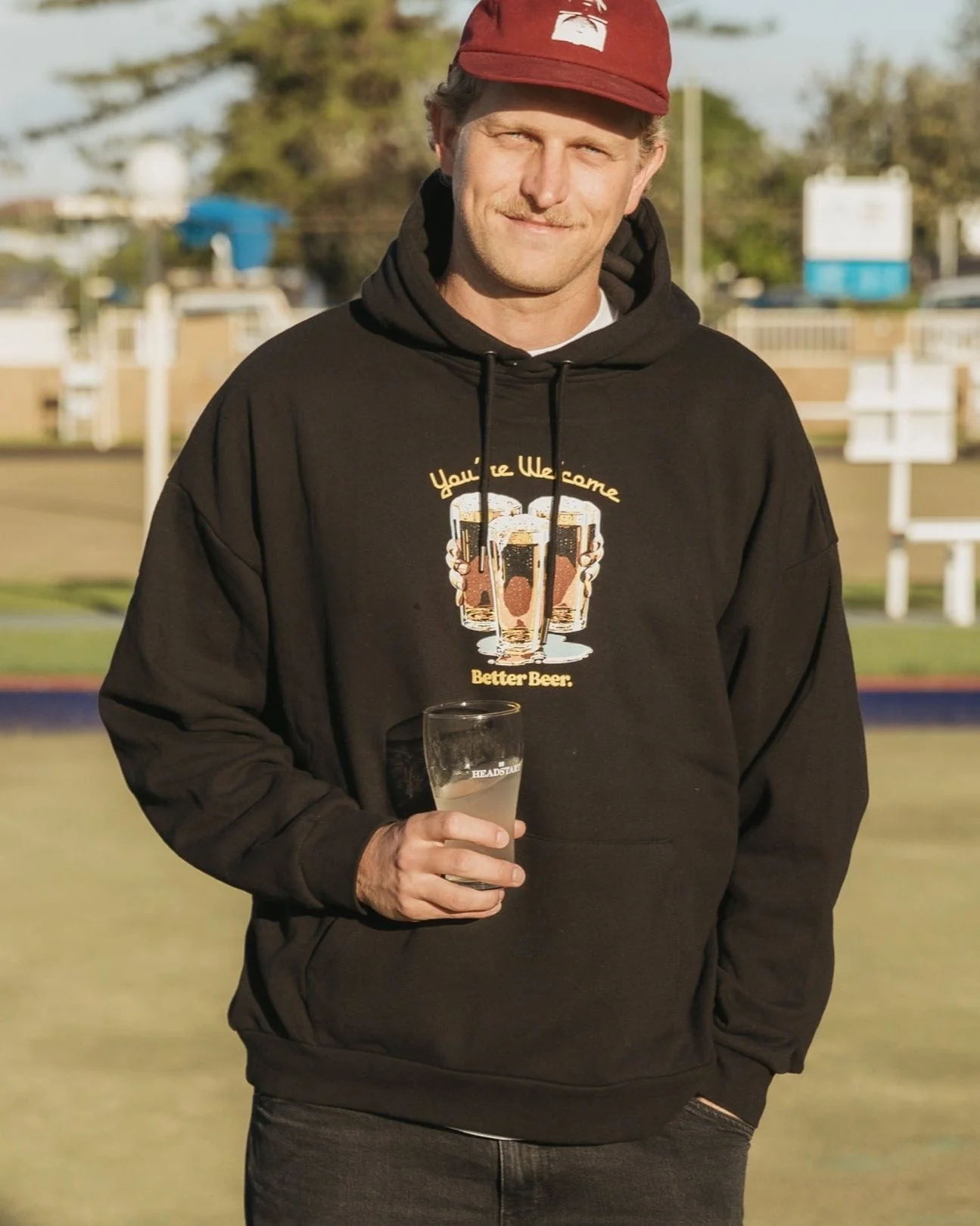 You're Welcome Hoodie - Black - Image 6